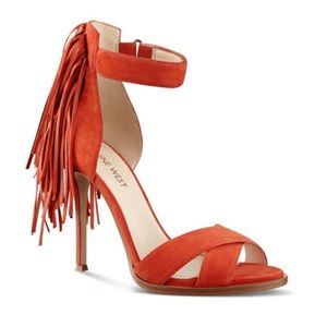Nine West Hustle Fringe Sandal. Worn once.